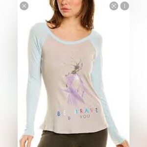 Disney Womens Chaser Elsa Tee. Size S. NWT.